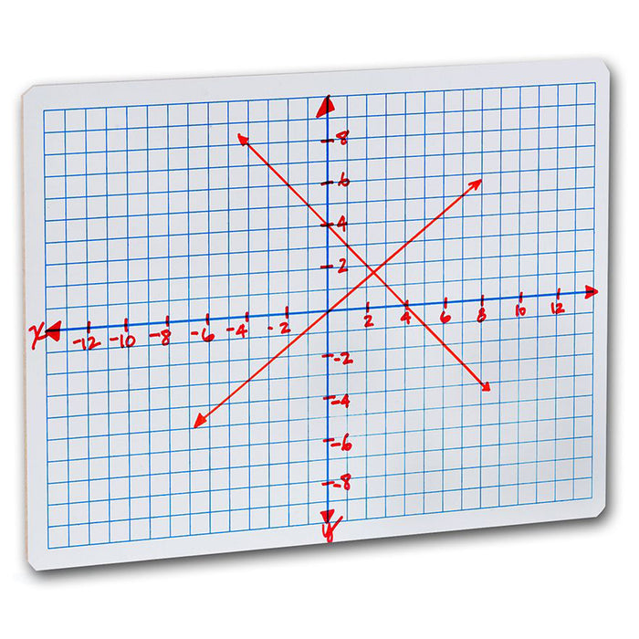 X Y Axis Dry Erase Boards 12-pack