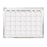Aluminum Magnetic Calendar Bd 18x24 Framed