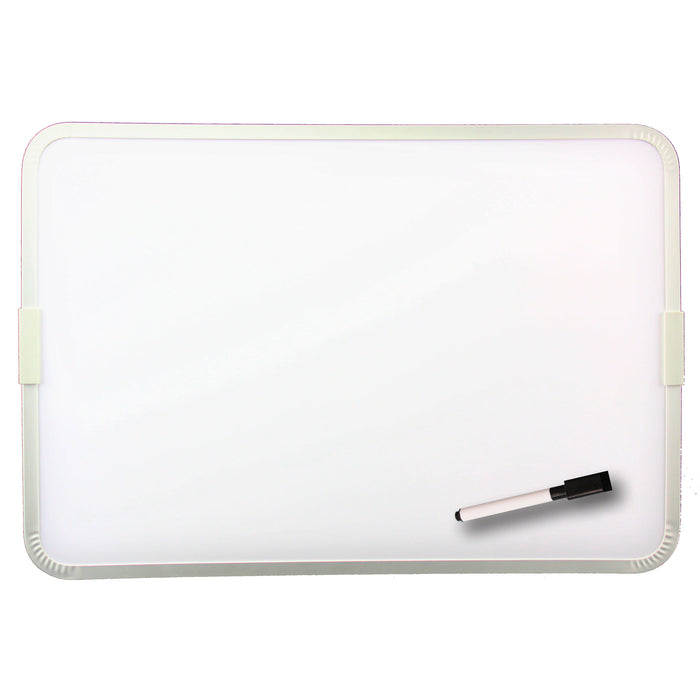 (3 Ea) 2 Sided Magnetic Dry Erase Board Framed W- Pen And Cap Eraser