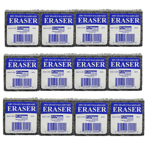 (2 Pk) Flipside Student Eraser 12pk Class Pack 2x2