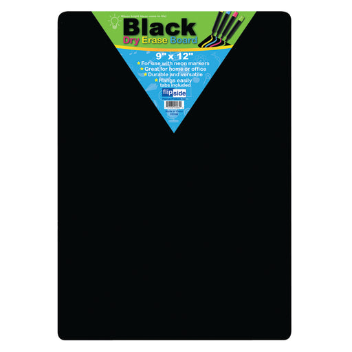 (4 Ea) Black Dry Erase Board 9x12