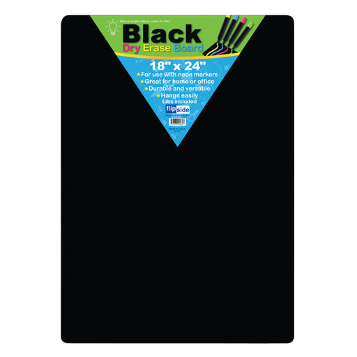 (2 Ea) Black Dry Erase Board 18x24