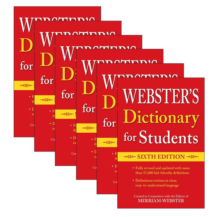 (6 Ea) Websters Dictionary For Students Sixth Edition