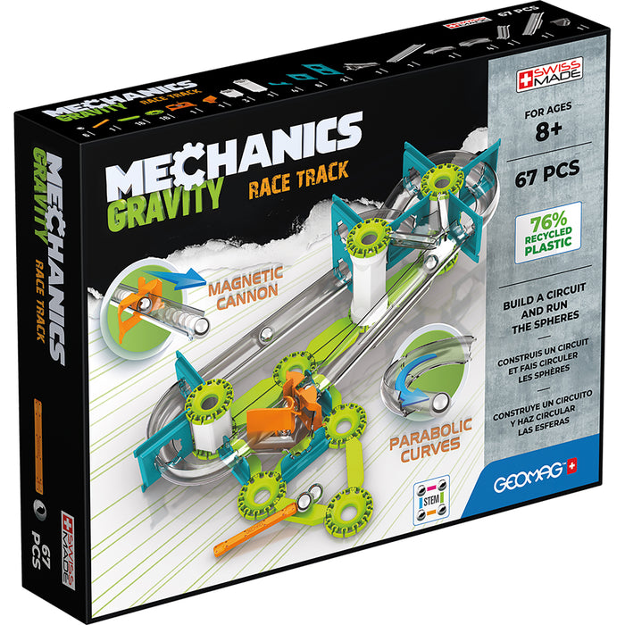 Mechanics Gravity Race Track 67pcs Recycled