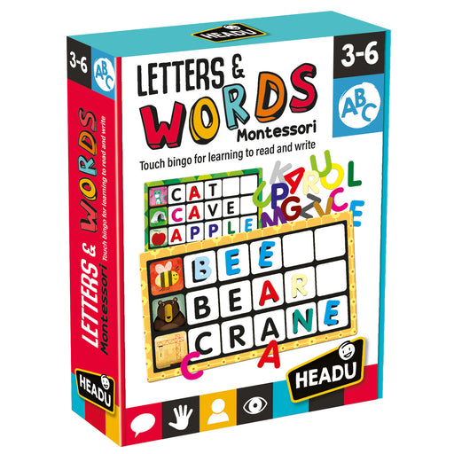 Montessori Touch Bingo Letters & Words