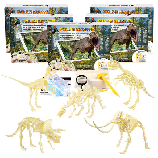 Paleo Hunter™ Dig Kit for STEAM Education - All Five Dinosaurs