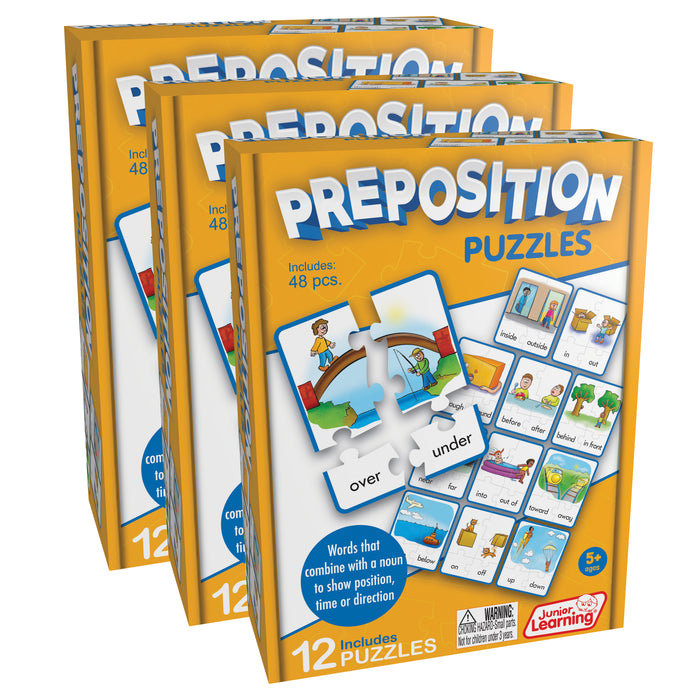 (3 Ea) Preposition Puzzles