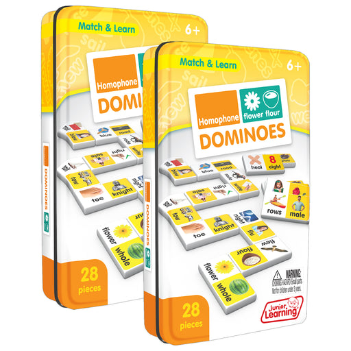 Homophone Match & Learn Dominoes, Pack of 2