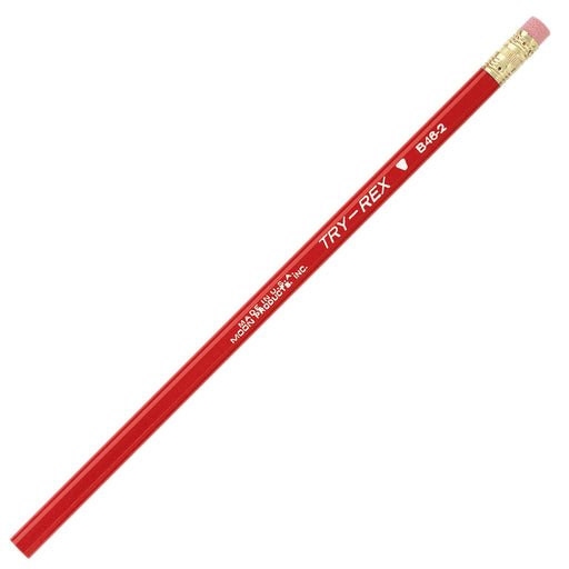 (12 Dz) Pencils Try-rex Regular 12 Per Pk W- Eraser