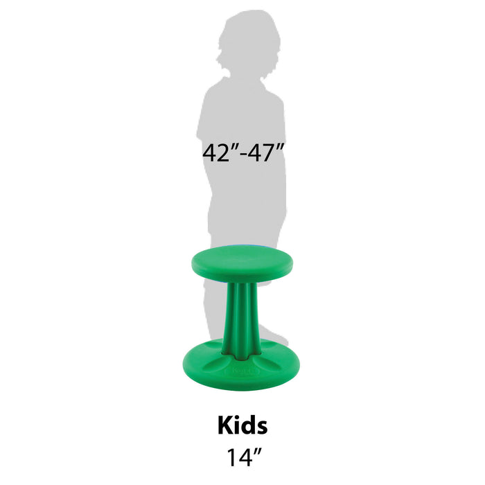 Kids Wobble Chair 14in Green
