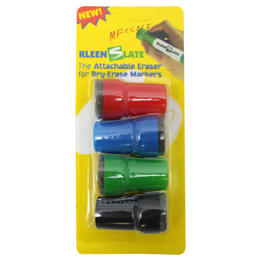 (6 Pk) Attachable Erasers For Dry 4 Per Pk For Lrg Bbl Marker Carded