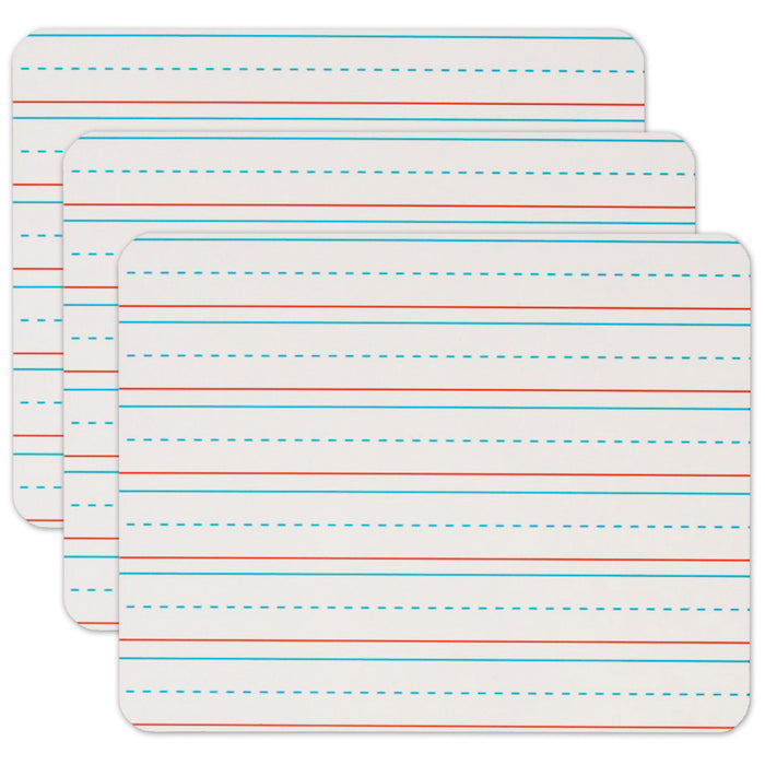 (3 Pk) Dry Erase Sheets Lined Replacement Handwriting 8 Per Pack