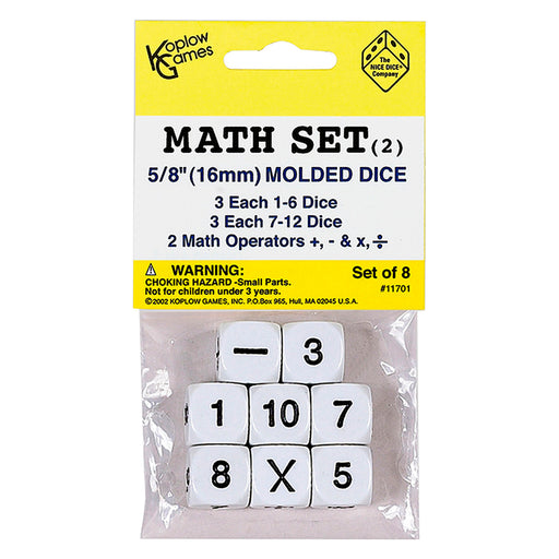 (6 St) Whole Number Dice