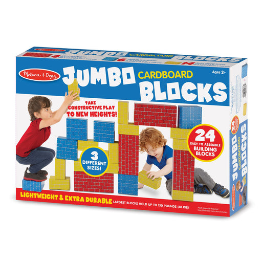 Jumbo Cardboard Blocks 24-piece Set