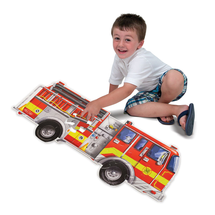 Floor Puzzle Giant Fire Truck