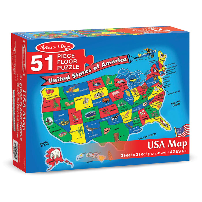 Floor Puzzle Us Map