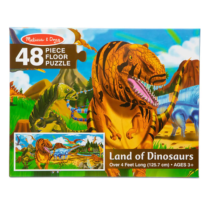 Land of the Dinosaurs Floor Puzzle, 4' long, 48 pcs