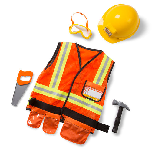 Role Play Construction Worker Costume Set