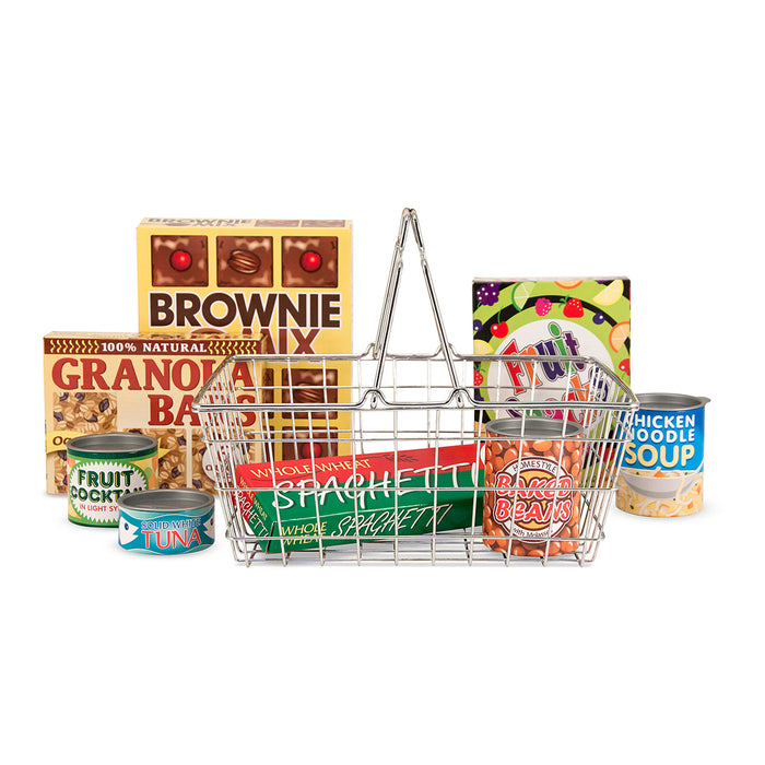 Grocery Basket With Food