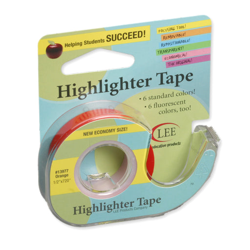 (6 Rl) Removable Highlighter Tape Orange