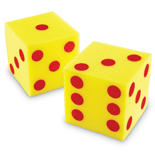 (3 Pk) Giant 5in Soft Cubes Dot 2 Per Pk