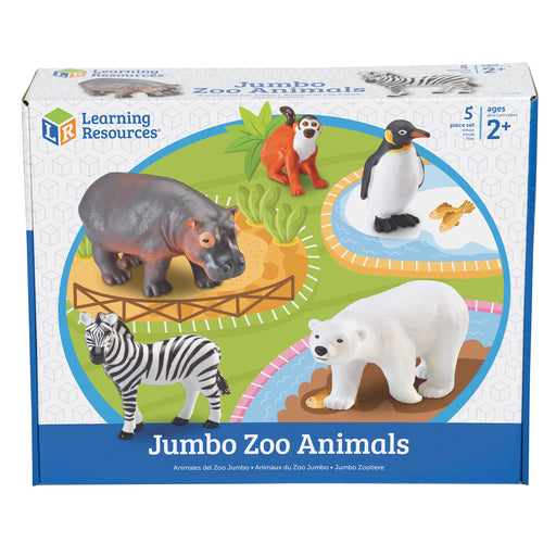 Jumbo Zoo Animals 5-set