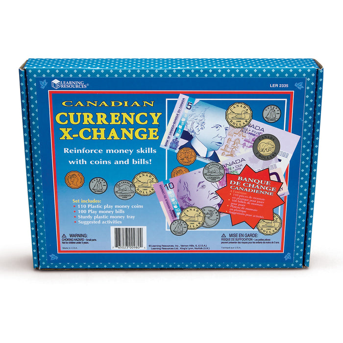 Canadian Currency X-change Activity Set