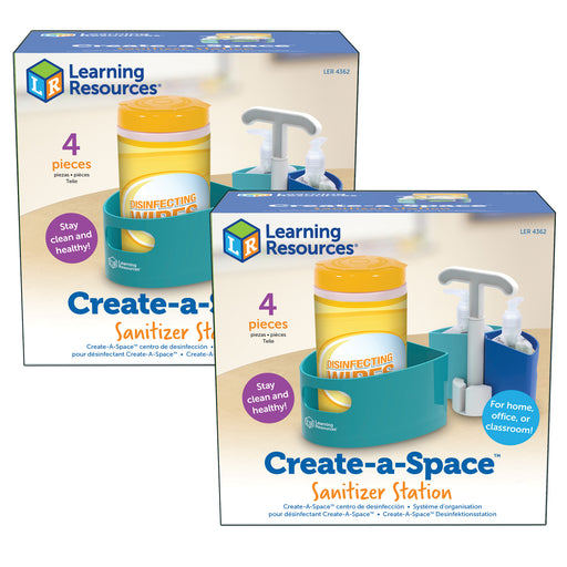 (2 Ea) Create-a-space Sanitizer Station