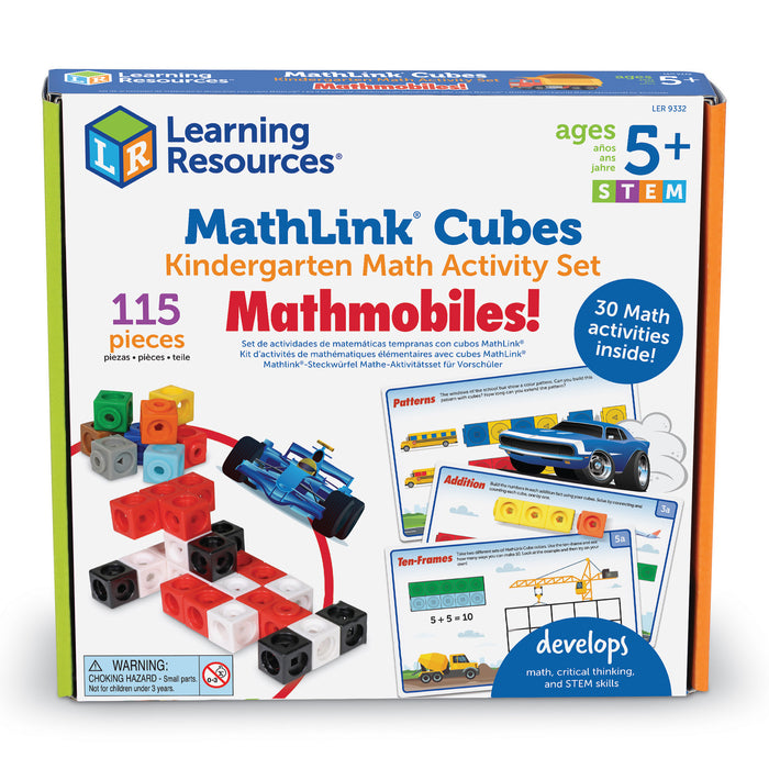 Mathlink Cubes Gr K Mathmobiles Math Activity Set