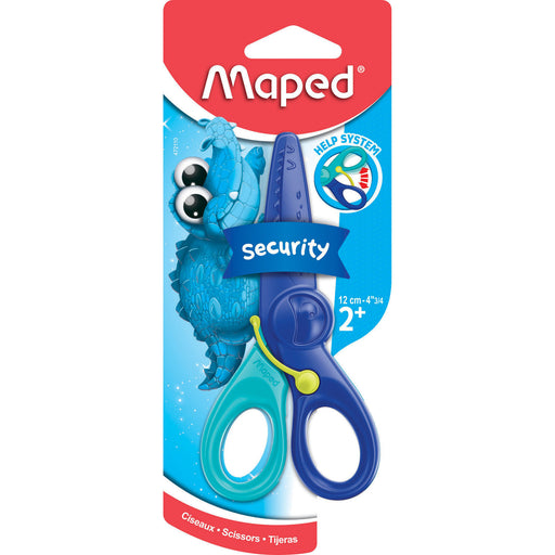 (12 Ea) Spring Assisted Safety Scissors Plastic Kidicut