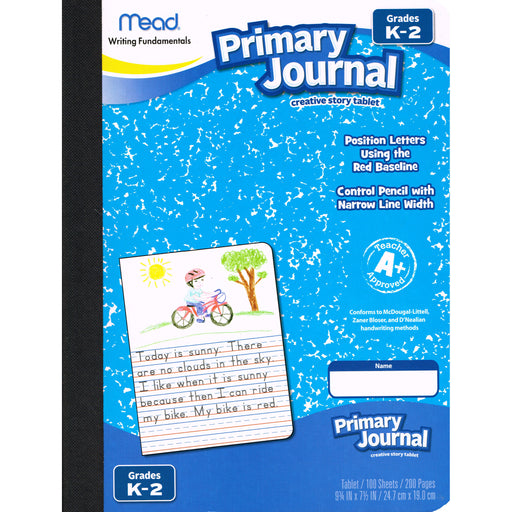 (6 Ea) Paper Primary Journal Early 100 Ct Creative Story Tablet
