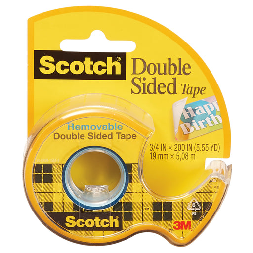 (6 Rl) Scotch Double Sided Tape 3-4x200in