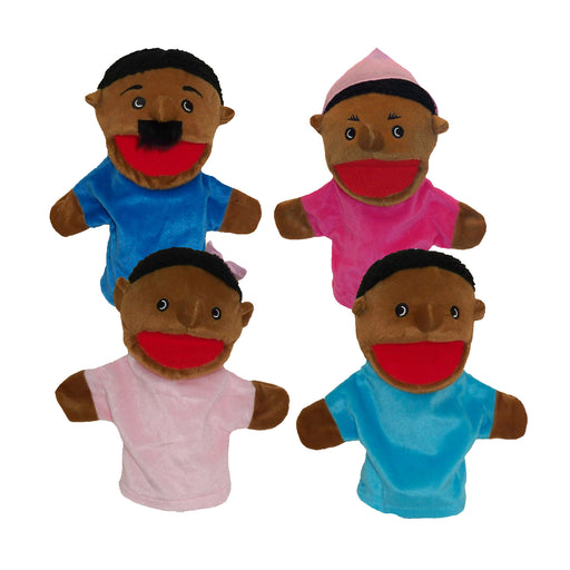 Family Bigmouth Puppets African American Family Of 4
