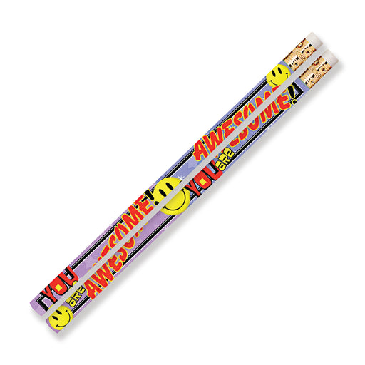 You Are Awesome 144pk Motivational Fun Pencils