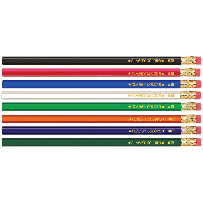 (12 Pk) Musgrave No 2 Wood Case Hex Pencils Asst Colors 12 Per Pk