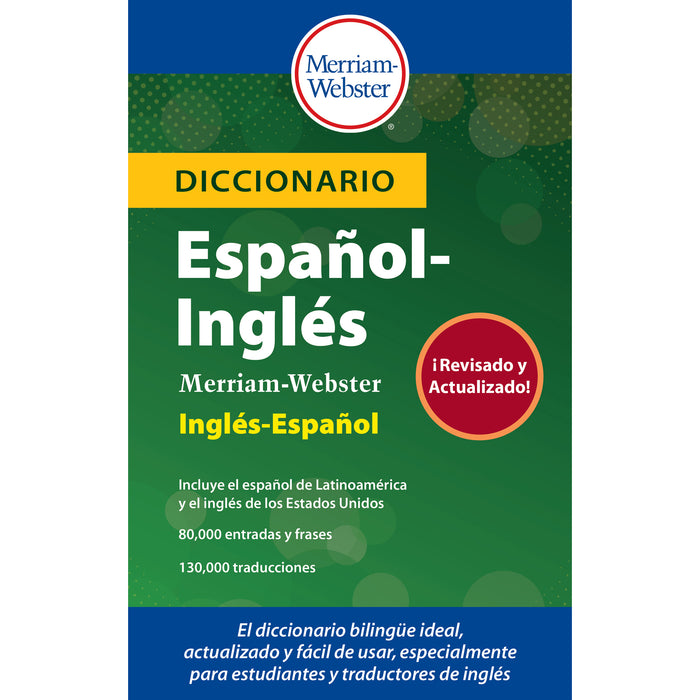 (3 Ea) Diccionario Espanol-ingles Merriam-webster