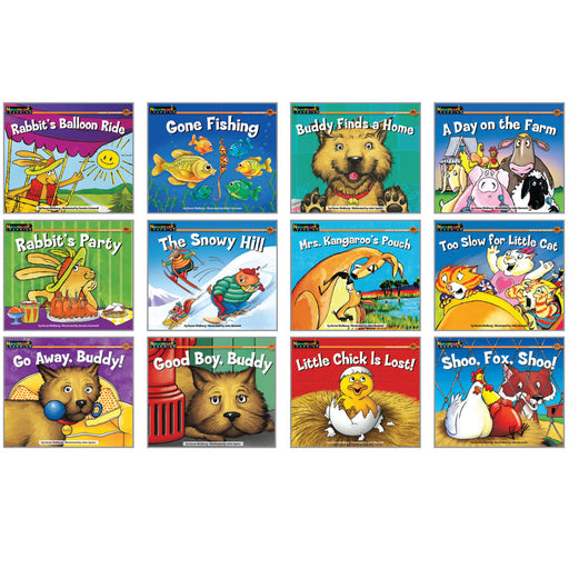 Rising Readers Animal Adventures Leveled Book Set,12 Titles, Pk-1