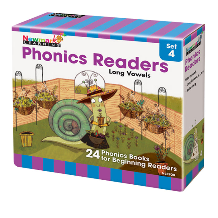 Phonics Boxed Readers Set 4 Long Vowels