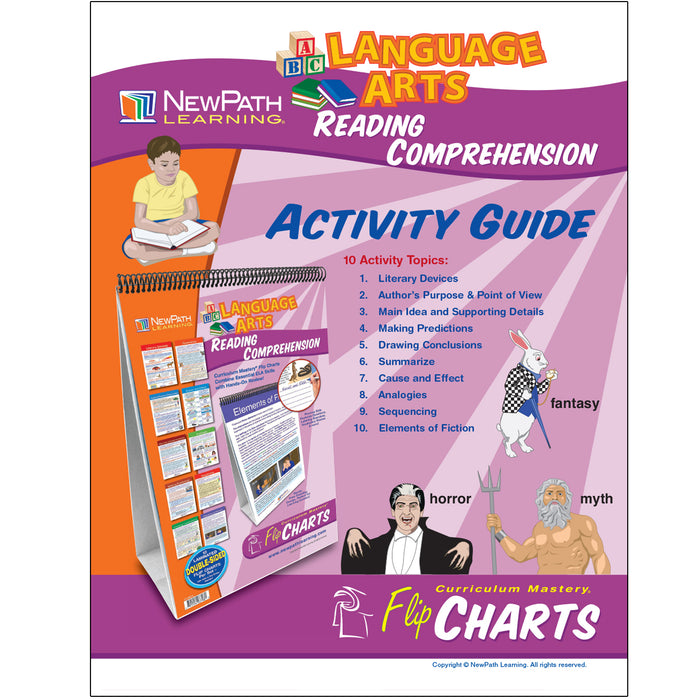 Reading Comprehension Flip Chart Set, Grades 4-8