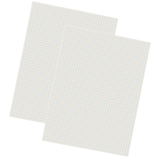 (2 Pk) Grid Ruled Drwng Paper Wht 500 Shts