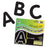 (2 Pk) Self Adhesive Letter 4in Black