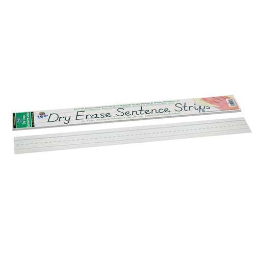 (3 Pk) Dry Erase Sentence Strips White 3x24