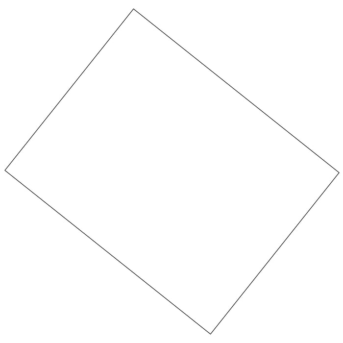 White Coated Poster Board 25 Sheets 22 X 28 14pt