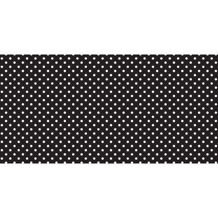 Fadeless 48x50 Classic Dots Black And White Design Roll