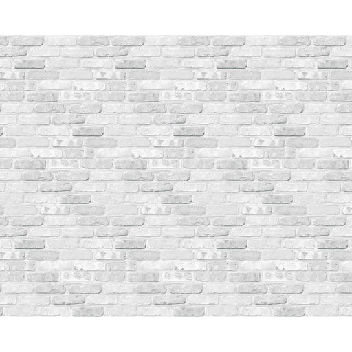 Fadeless Design Roll White Brick 48inx50ft