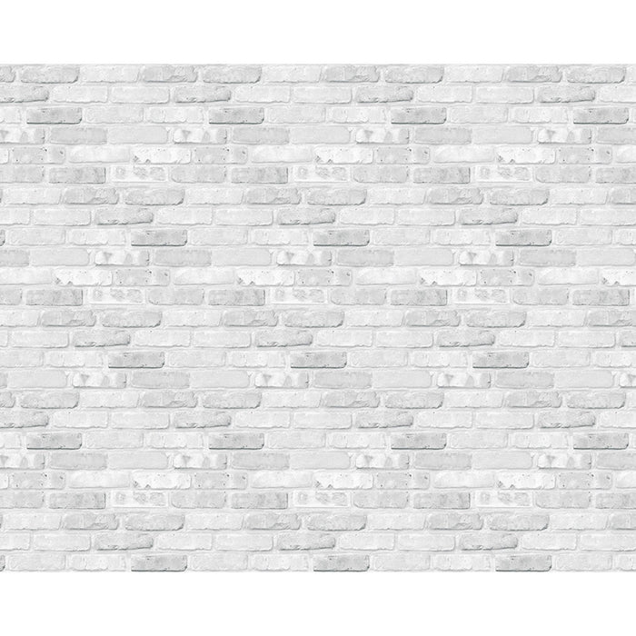 Fadeless Design Roll White Brick 48inx50ft