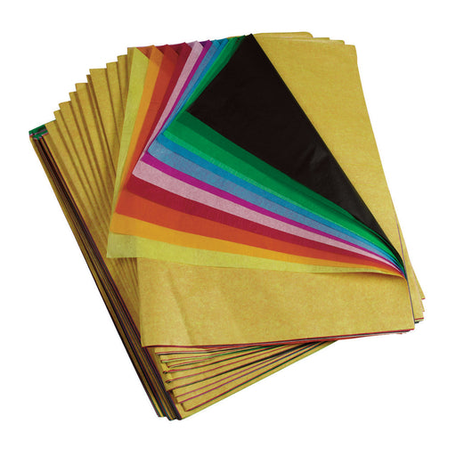 Bleeding Art Tissue 480pcs 12 Color Rainbow 20x30