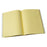 Dual Ruled Composition Book, Yellow, 1/4 in grid and 3/8 in (wide) 9-3/4" x 7-1/2", 100 Sheets, Pack of 6