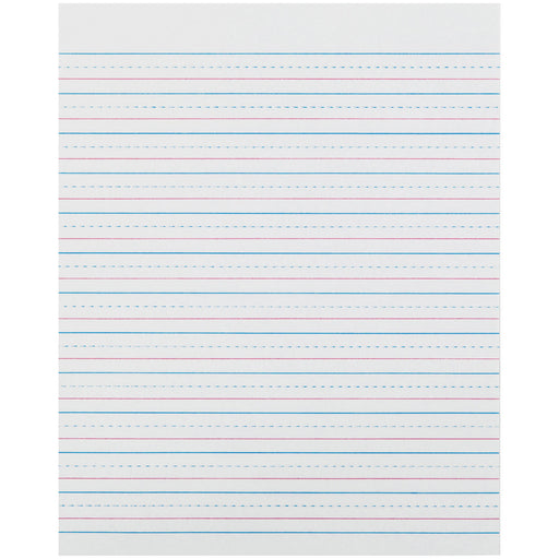 (2 Pk) Zaner Bloser 1-2in Ruled Sulphite Paper Gr 3