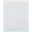 (2 Pk) Zaner Bloser 1-2in Ruled Sulphite Paper Gr 3